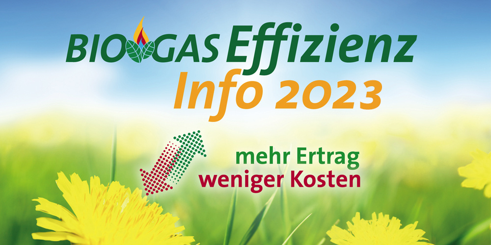 BIOGAS Effizienz Info 2023